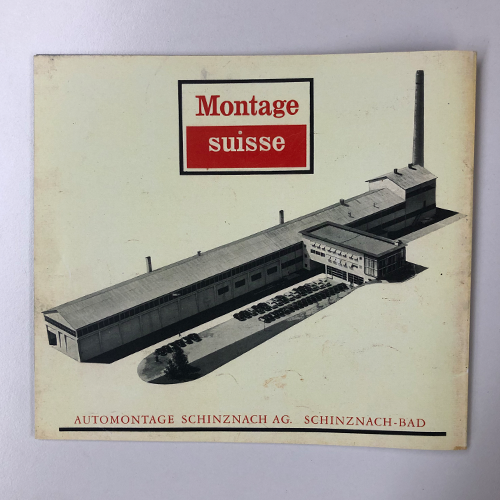 Broschüre «Standard Suisse Montage Suisse»