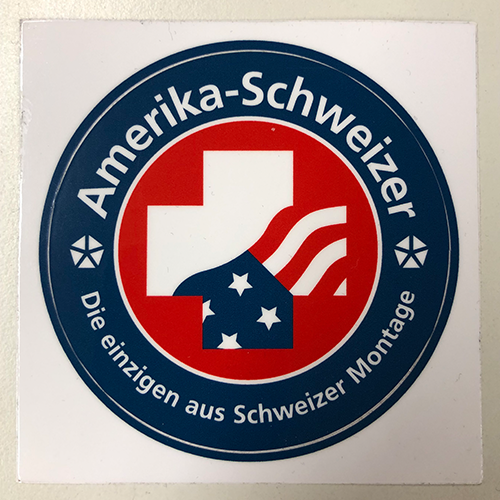 Kleber US-Schweizer aussen